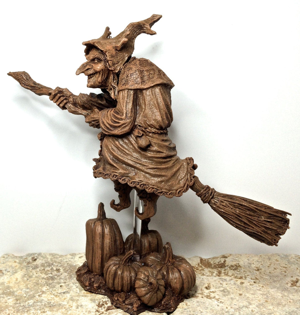 Spooky "La Befana" Italian Folklore Witch Statue