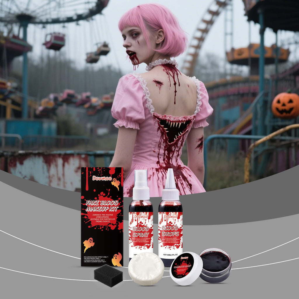 Spooky Hollywood FX Fake Blood Makeup Set