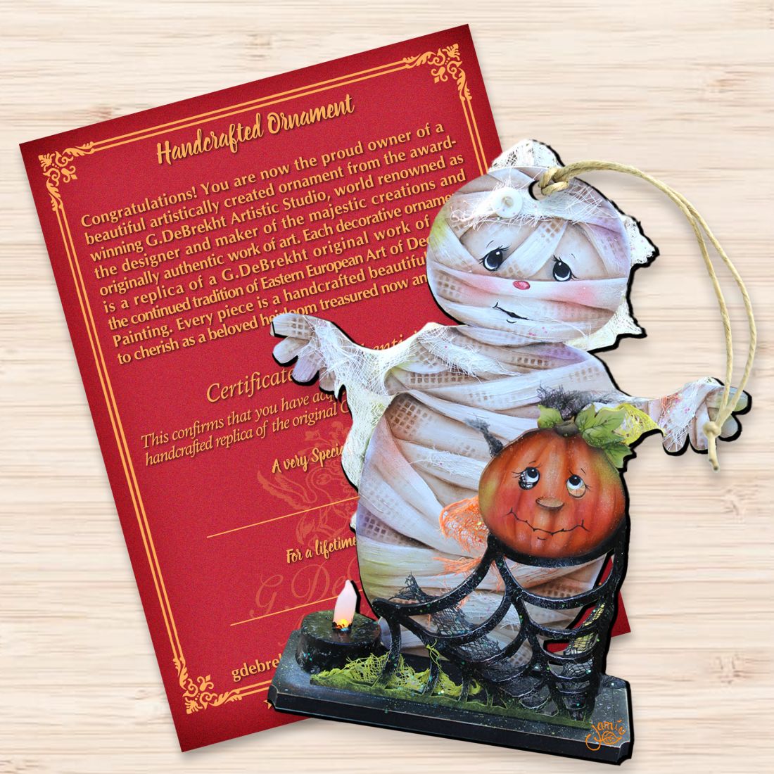 "Some Mummy Loves You" Collectible Halloween Wood Art