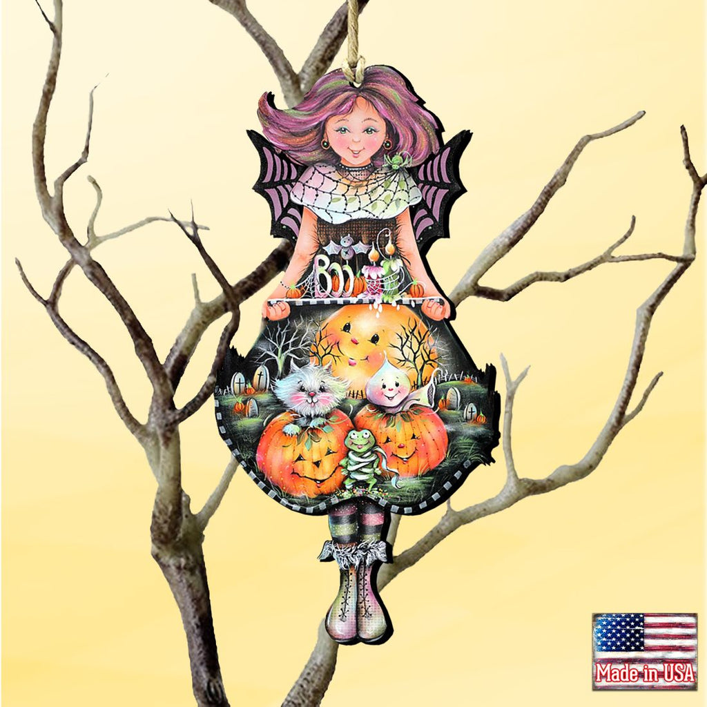 Halloween Fairy Wooden Ornaments by Jamie Mills-Price