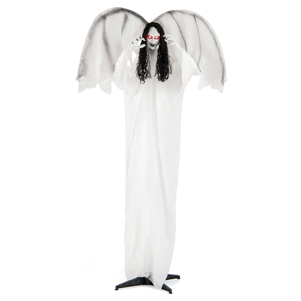 Spooky 6.6ft Towering Archangel of Death Animatronic