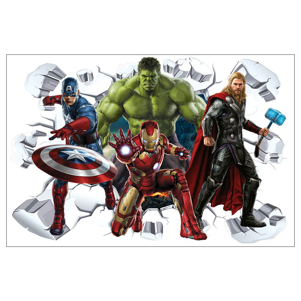 Superhero Avengers & DC Wall Decal Set