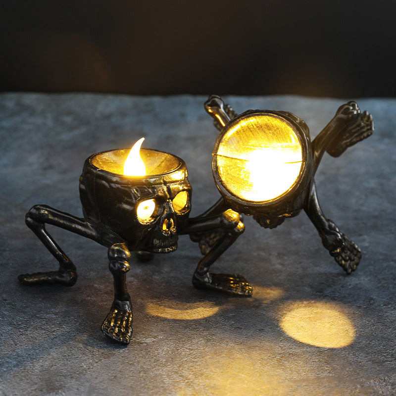 Spooky LED Skull Hand Lantern