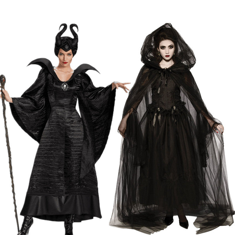 Kids' Maleficent Cosplay Costume Set