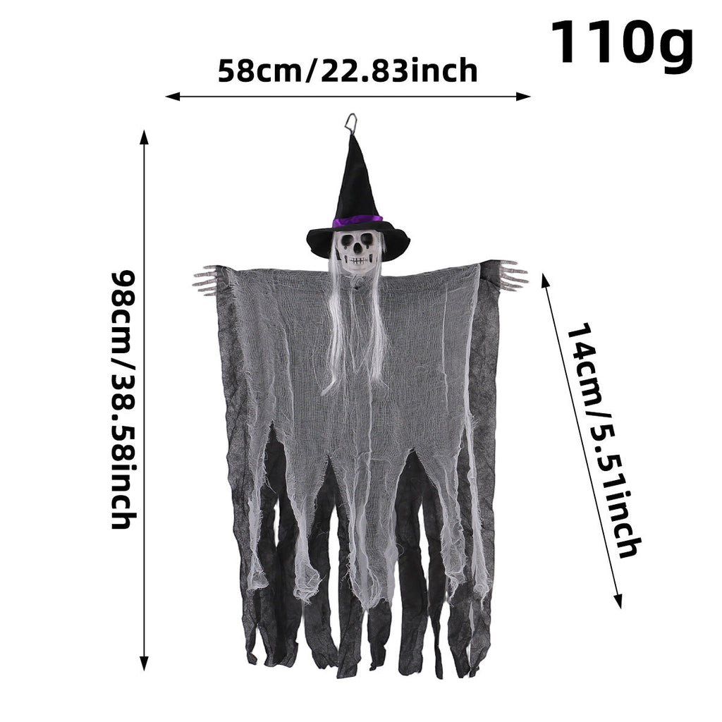 Spooky Hanging Creepy Witch Halloween Decor