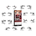 Spooky Bat & Spider Web Eyeliner Stickers