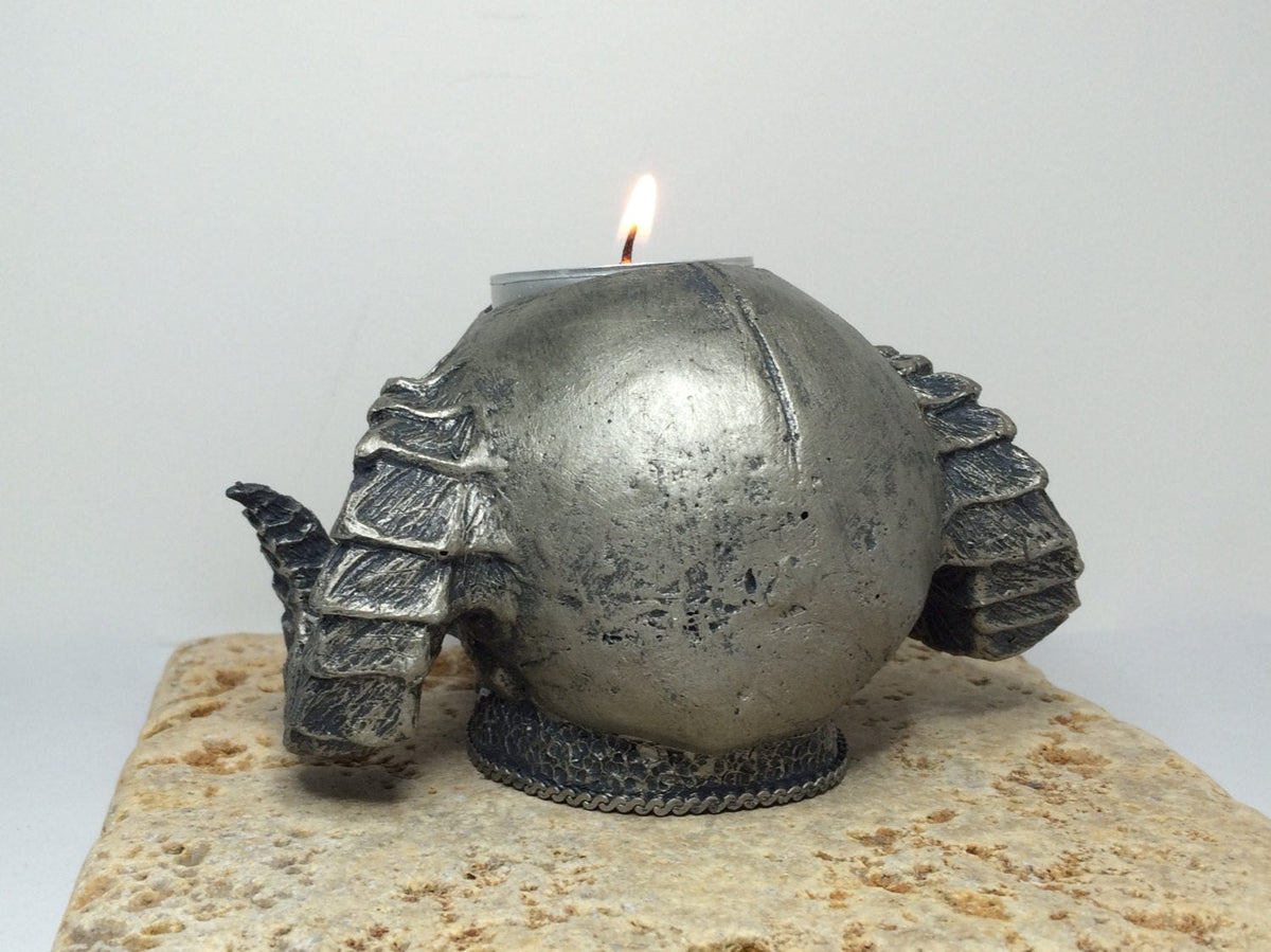 Spooky Satyr Fetal Skull Candle Holder