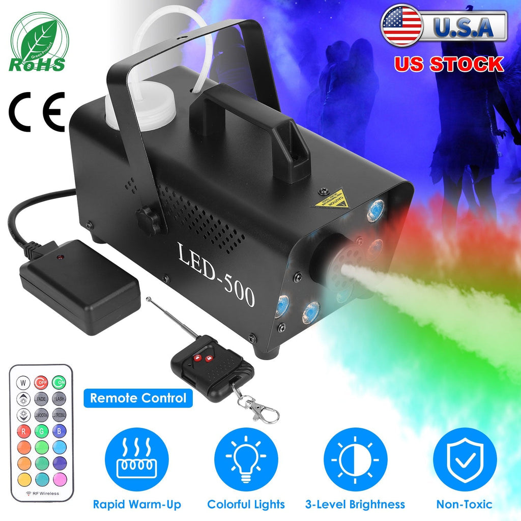 LED Colorful Fog Machine (500W)