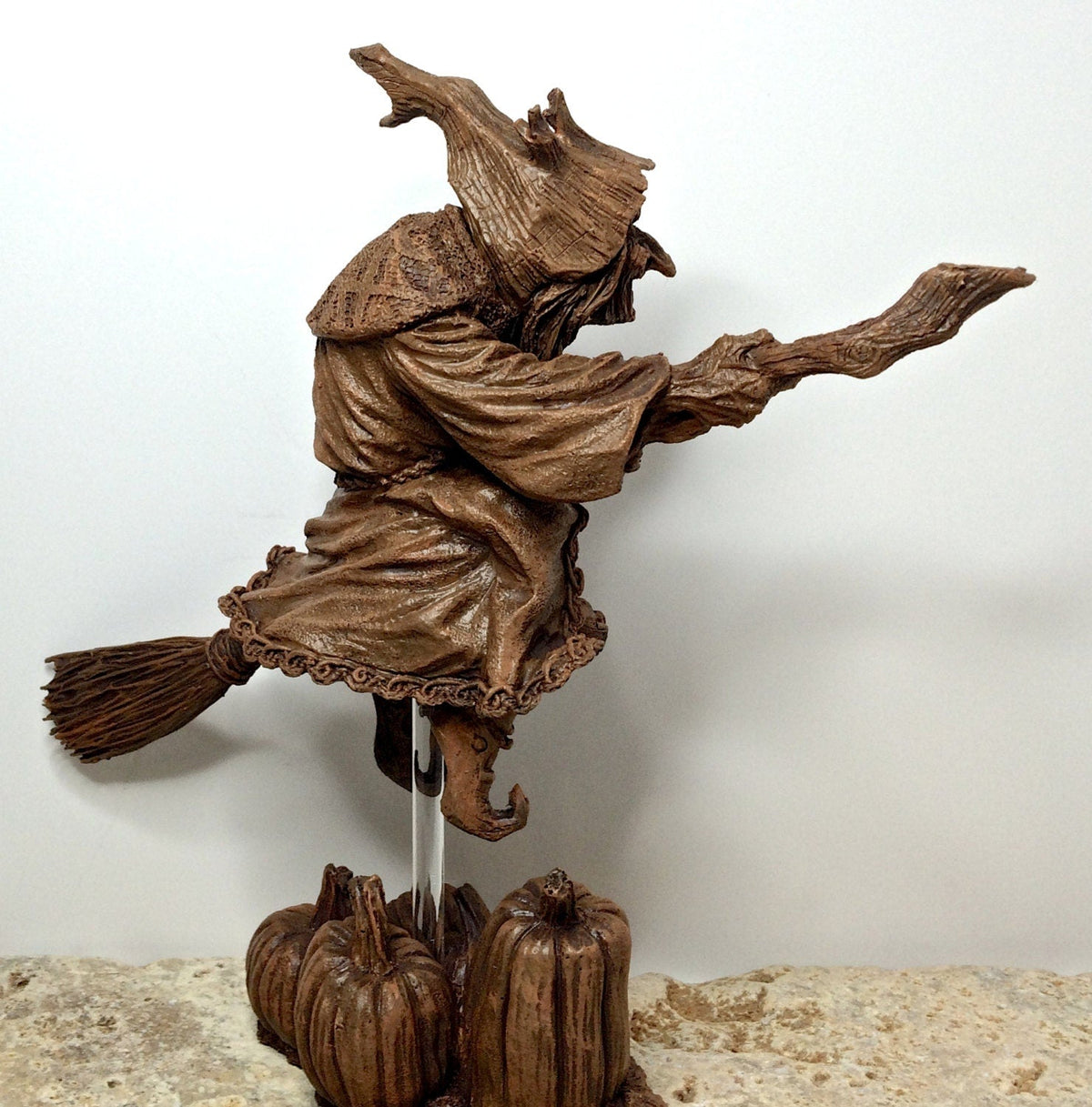 Spooky "La Befana" Italian Folklore Witch Statue