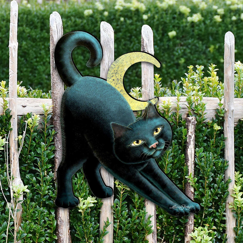 "Spooky Cat" Door Decor by Laura Seeley