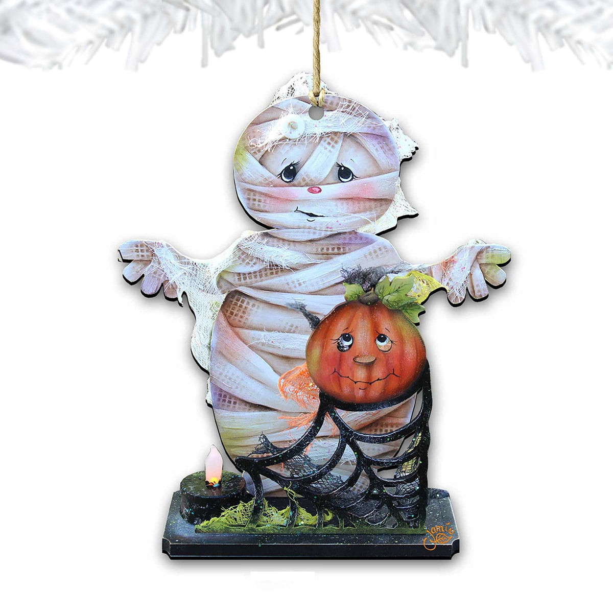 "Some Mummy Loves You" Collectible Halloween Wood Art