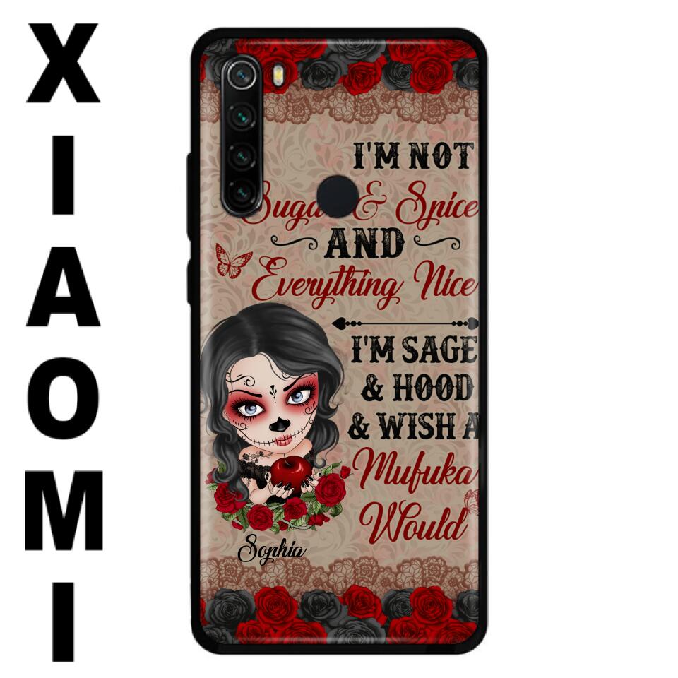 "Not Sugar & Spice" Skull Girl Phone Case