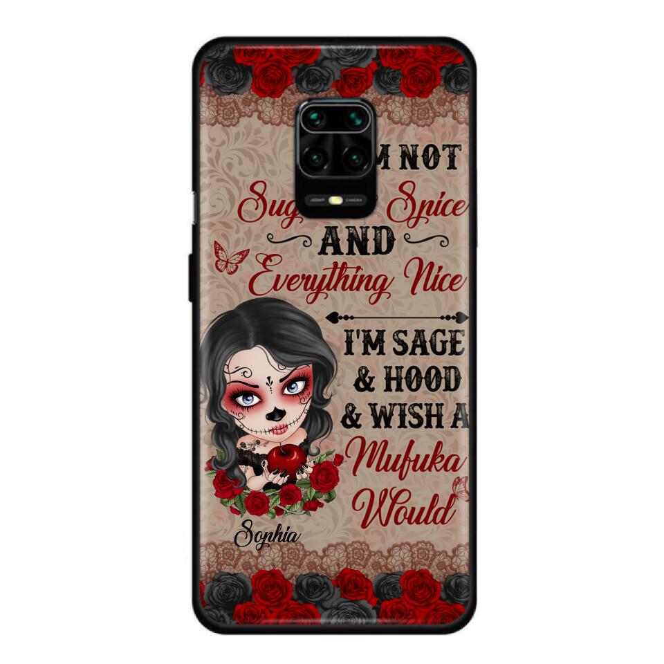"Not Sugar & Spice" Skull Girl Phone Case