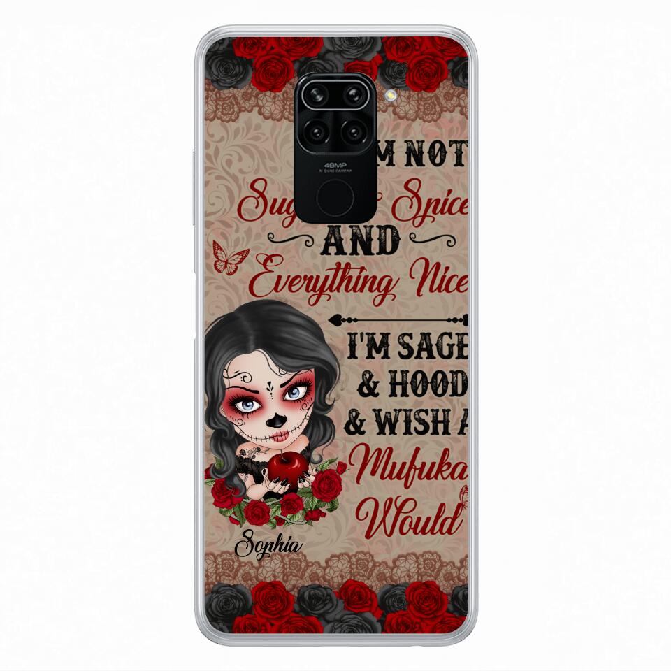 "Not Sugar & Spice" Skull Girl Phone Case