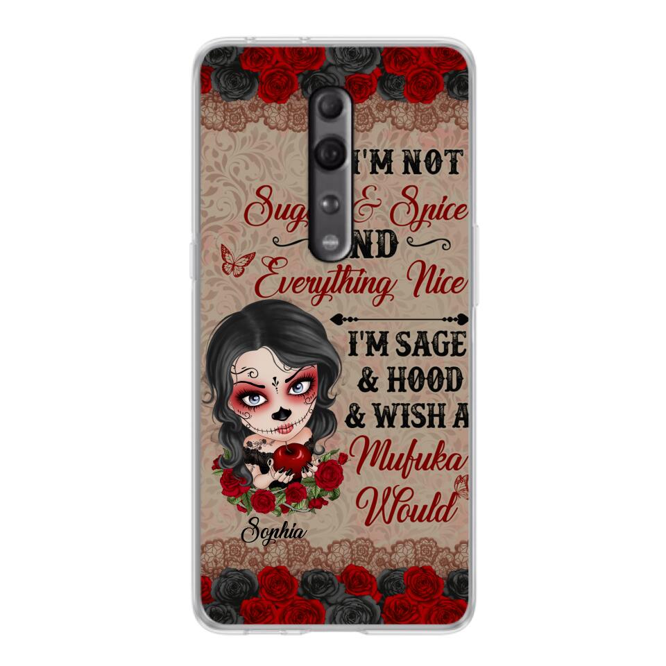 "Not Sugar & Spice" Skull Girl Phone Case