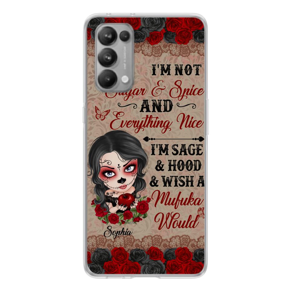 "Not Sugar & Spice" Skull Girl Phone Case