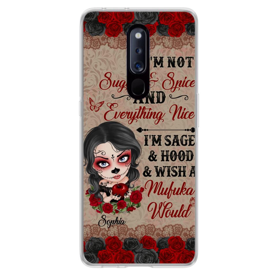 "Not Sugar & Spice" Skull Girl Phone Case