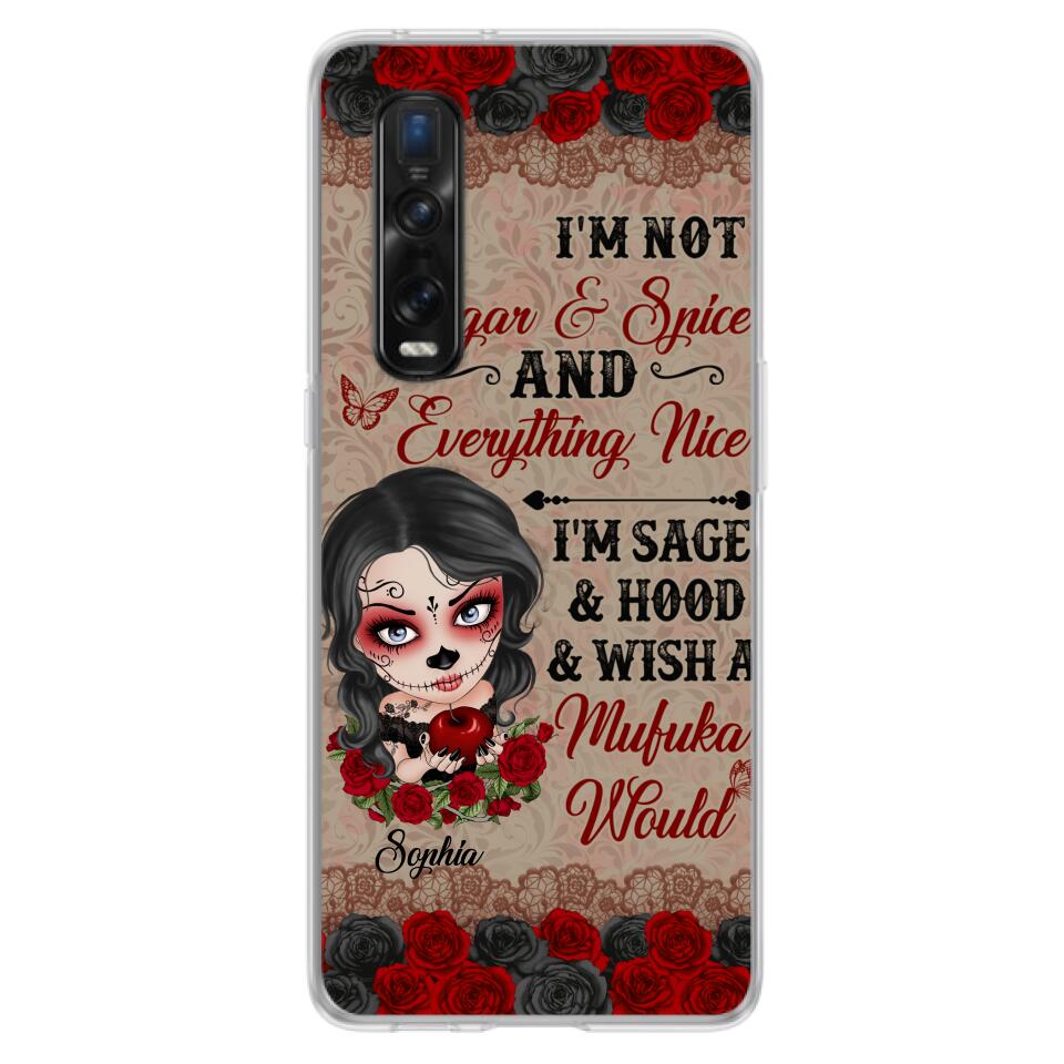 "Not Sugar & Spice" Skull Girl Phone Case