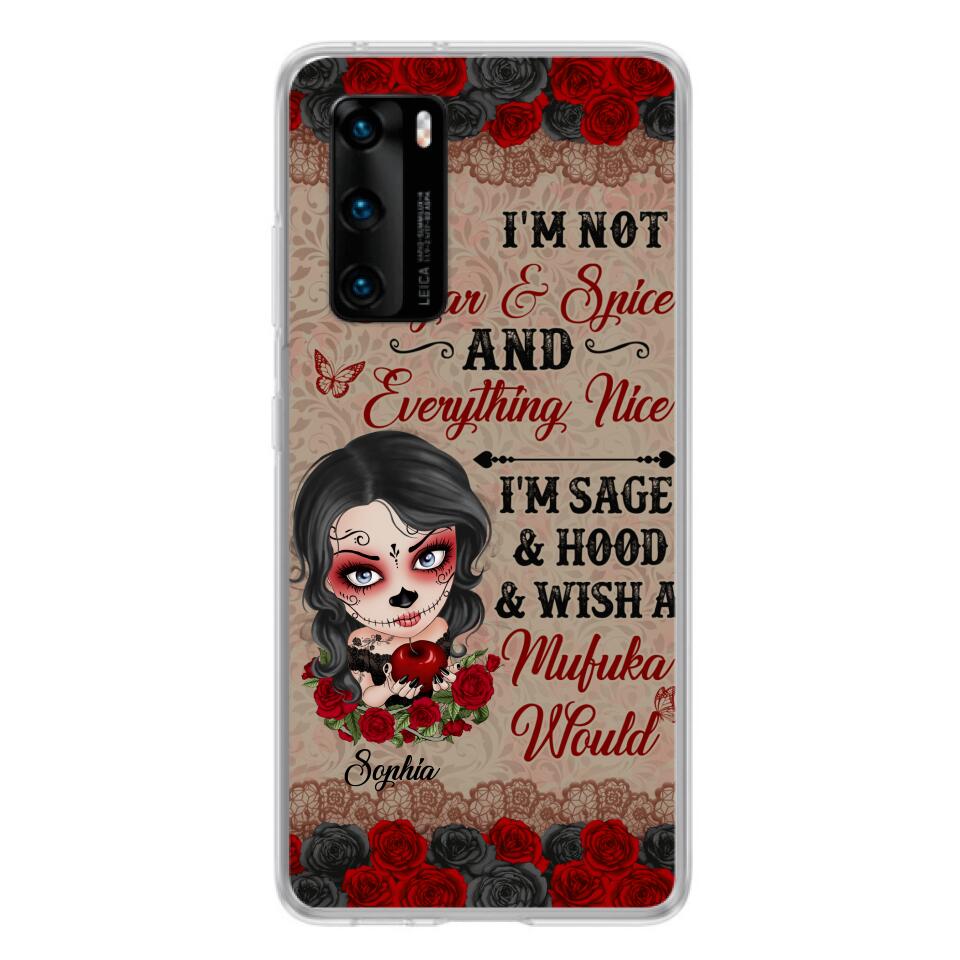 "Not Sugar & Spice" Skull Girl Phone Case
