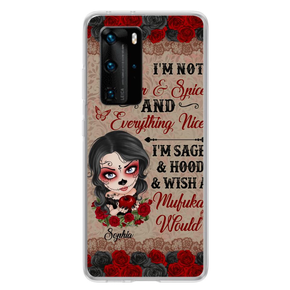 "Not Sugar & Spice" Skull Girl Phone Case