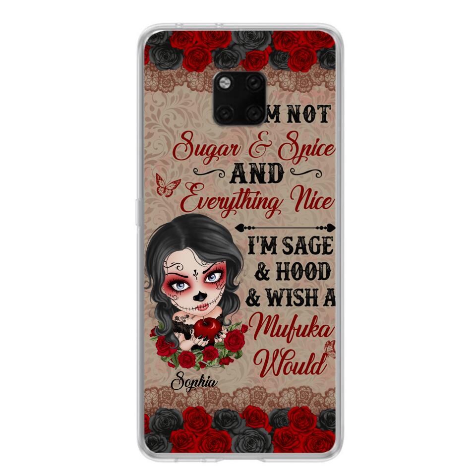 "Not Sugar & Spice" Skull Girl Phone Case