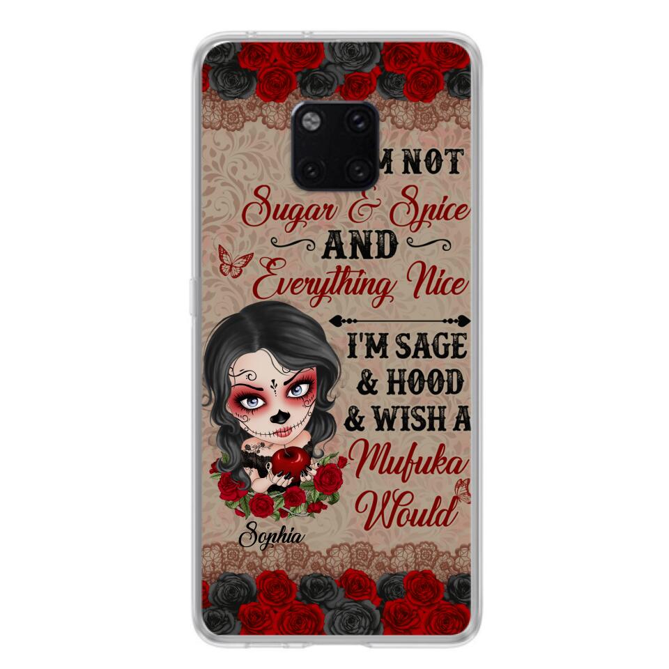 "Not Sugar & Spice" Skull Girl Phone Case