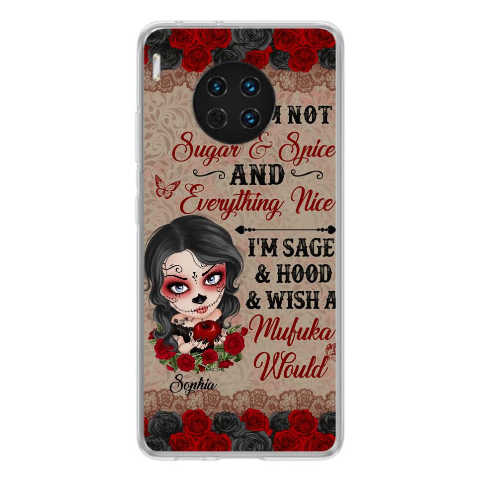 "Not Sugar & Spice" Skull Girl Phone Case