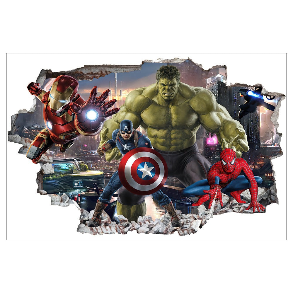 Superhero Avengers & DC Wall Decal Set