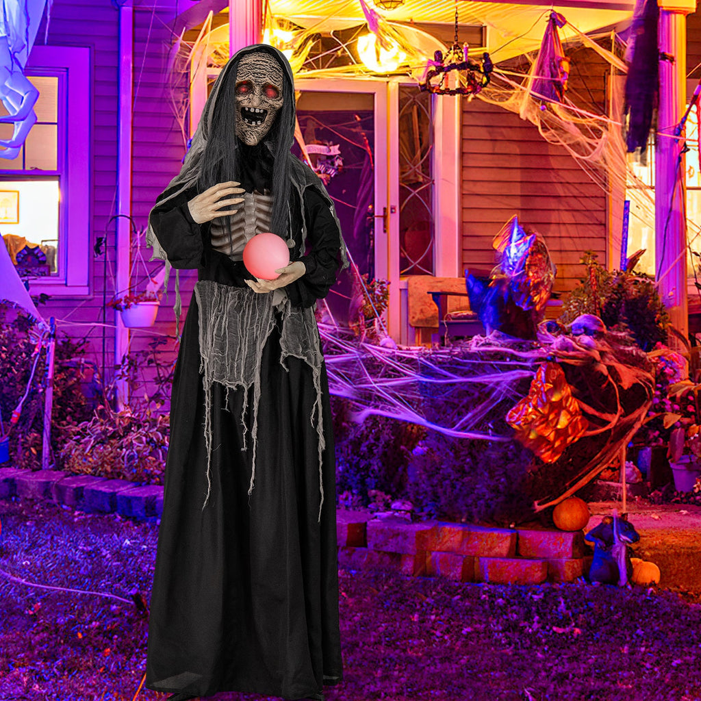 6-Foot Standing Witch Animatronic