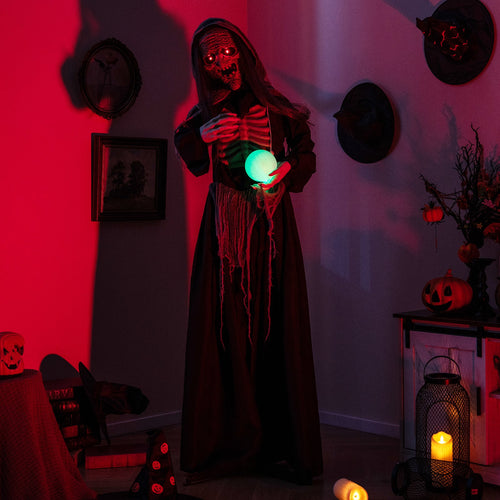 6-Foot Standing Witch Animatronic