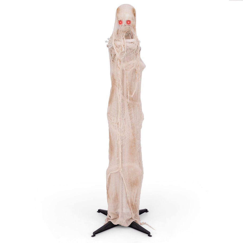 Spooky 6ft Animated Crypt Mummy Animatronic