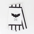 Spooky Bat & Mummy Cotton Kitchen Towel