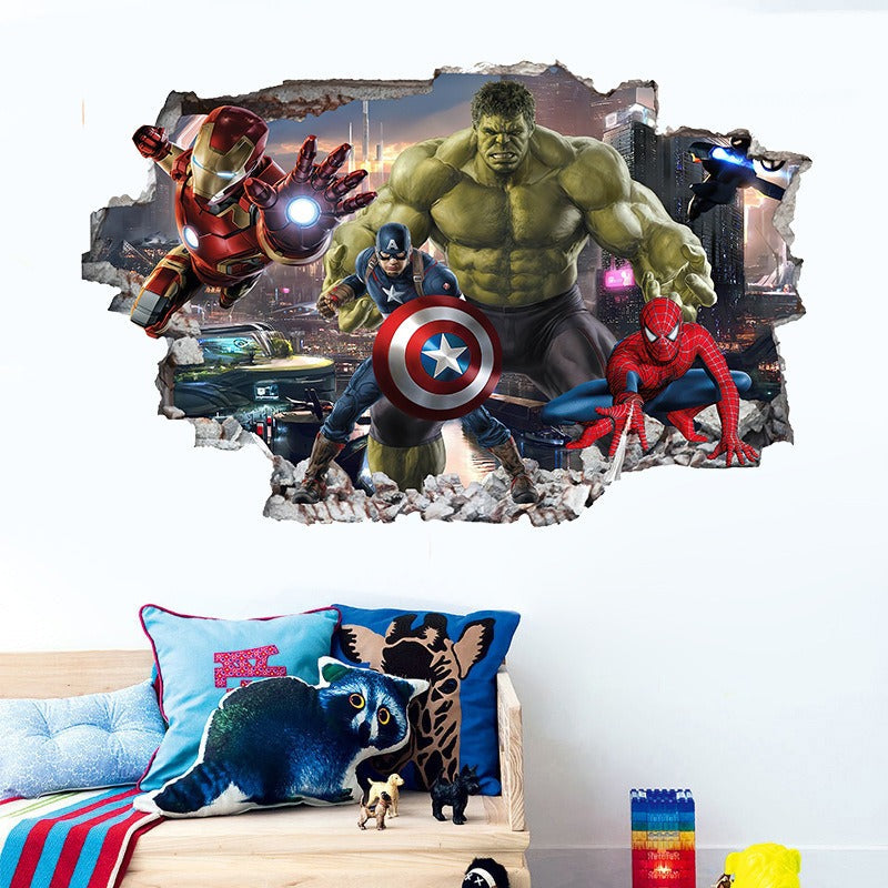 Superhero Avengers & DC Wall Decal Set