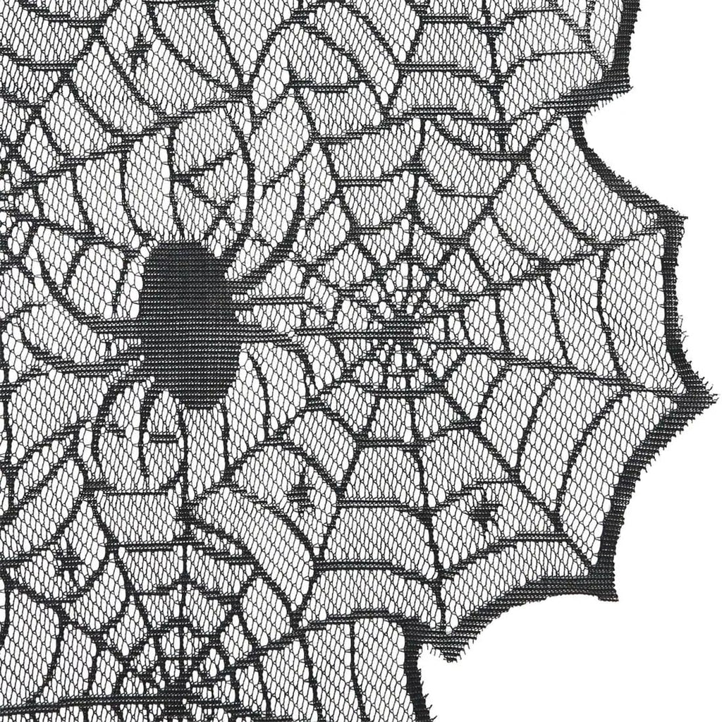 Creepy-Crawly Spiderweb Table Runner 18" W x 72"