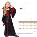 Girls' Gothic Witch Cosplay Costume Set