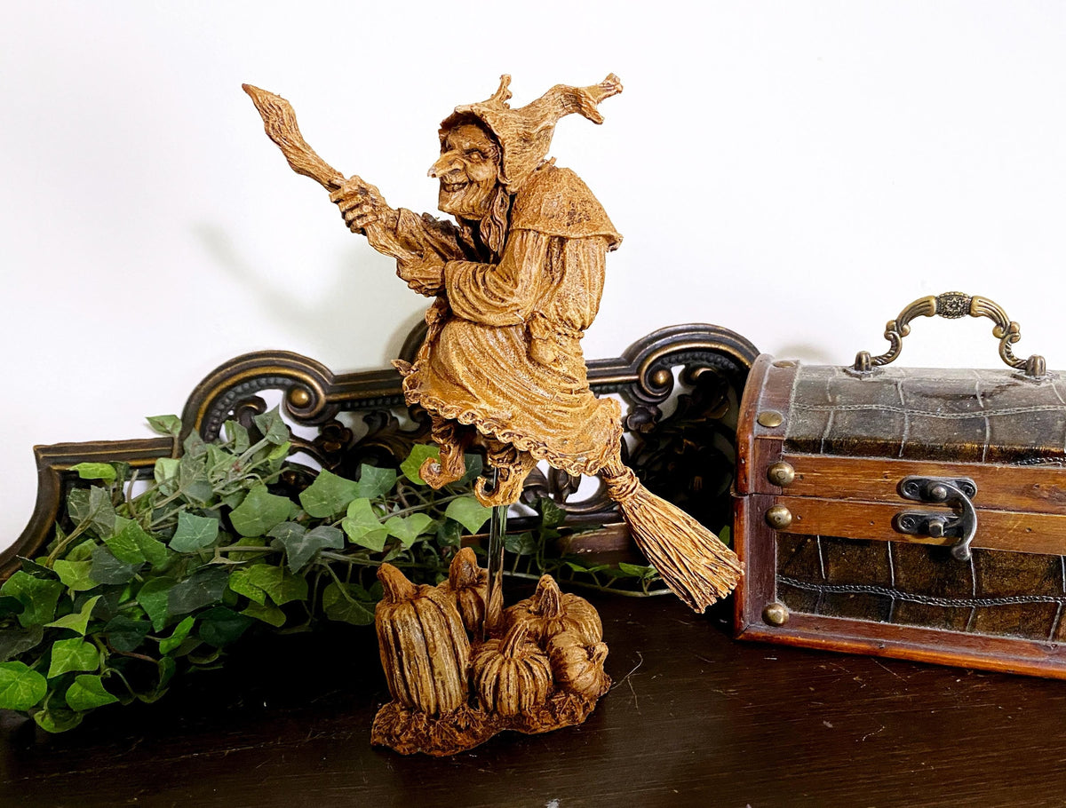 Spooky "La Befana" Italian Folklore Witch Statue