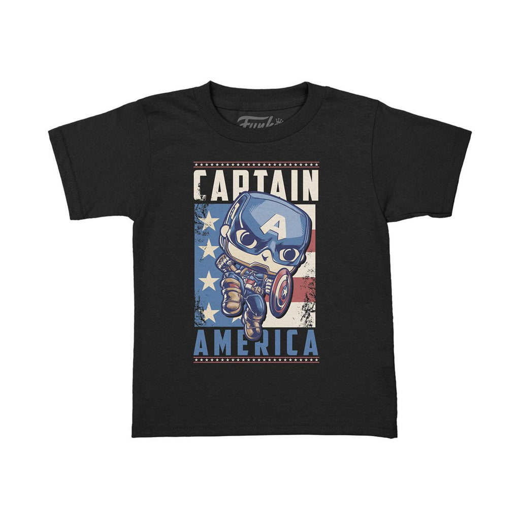Marvel Captain America Pop! & Tee Box Set (Kids)