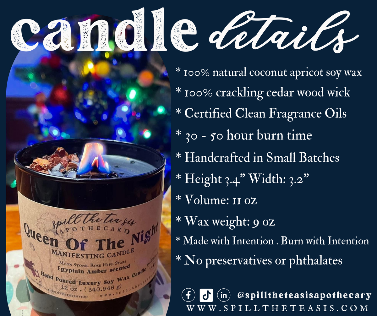 Spooky "Witching Hour" Ritual Intention Candle