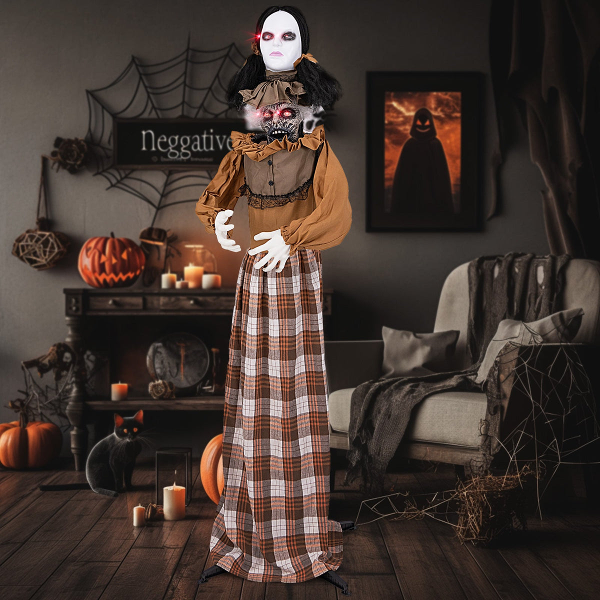 Animatronic Haunted Woman