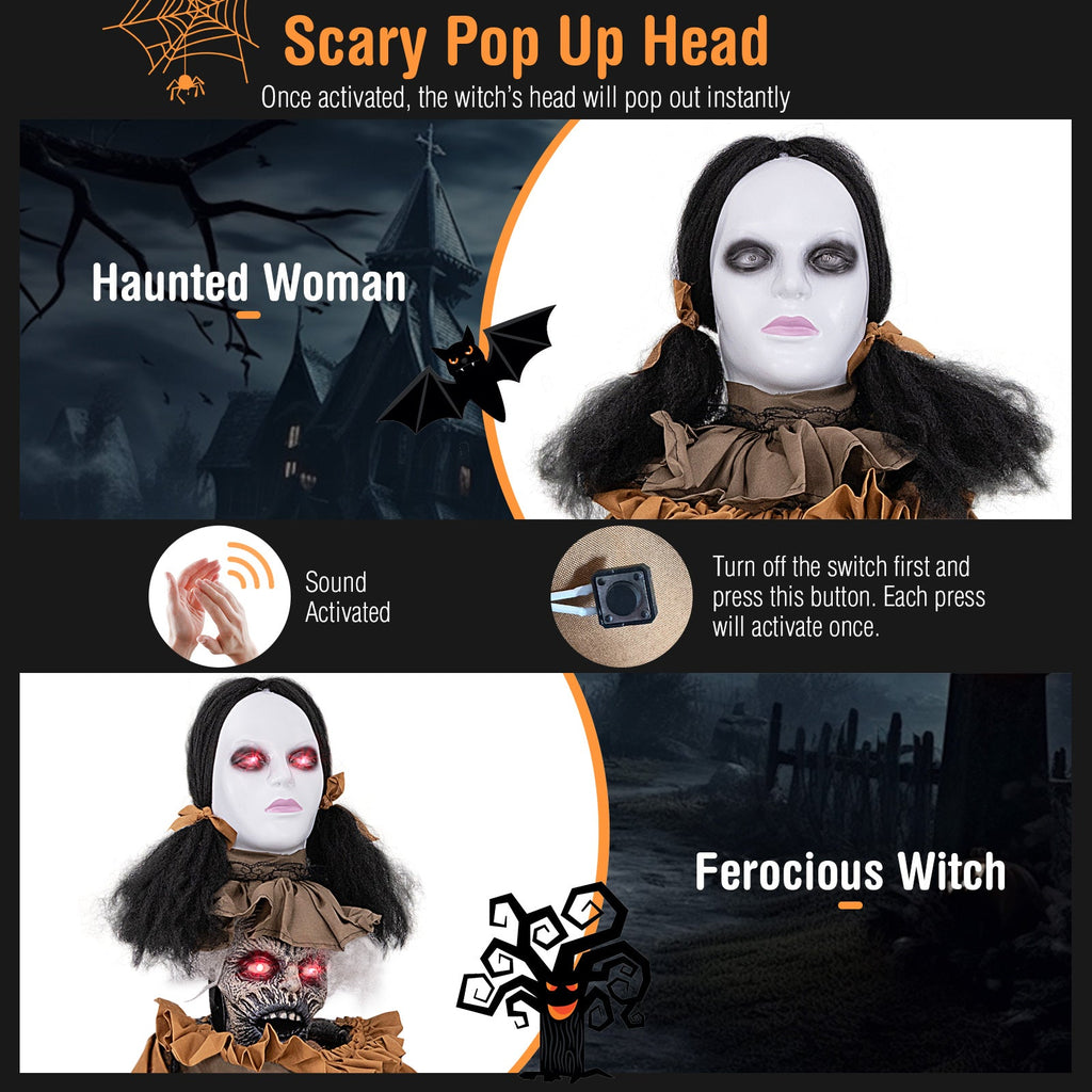 Animatronic Haunted Woman