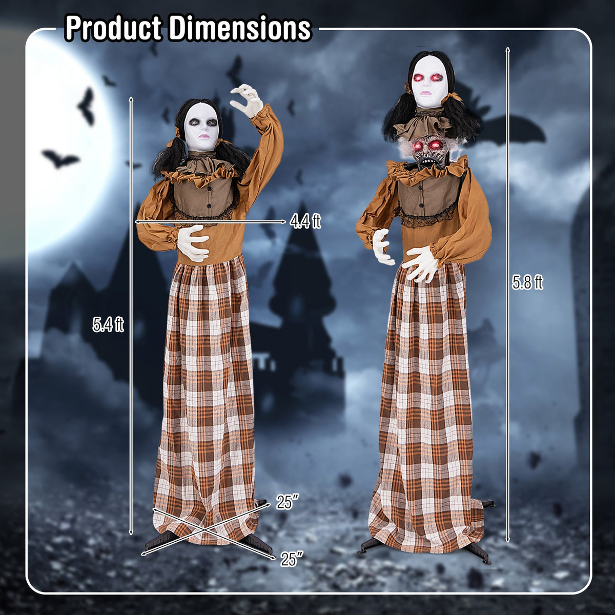 Animatronic Haunted Woman