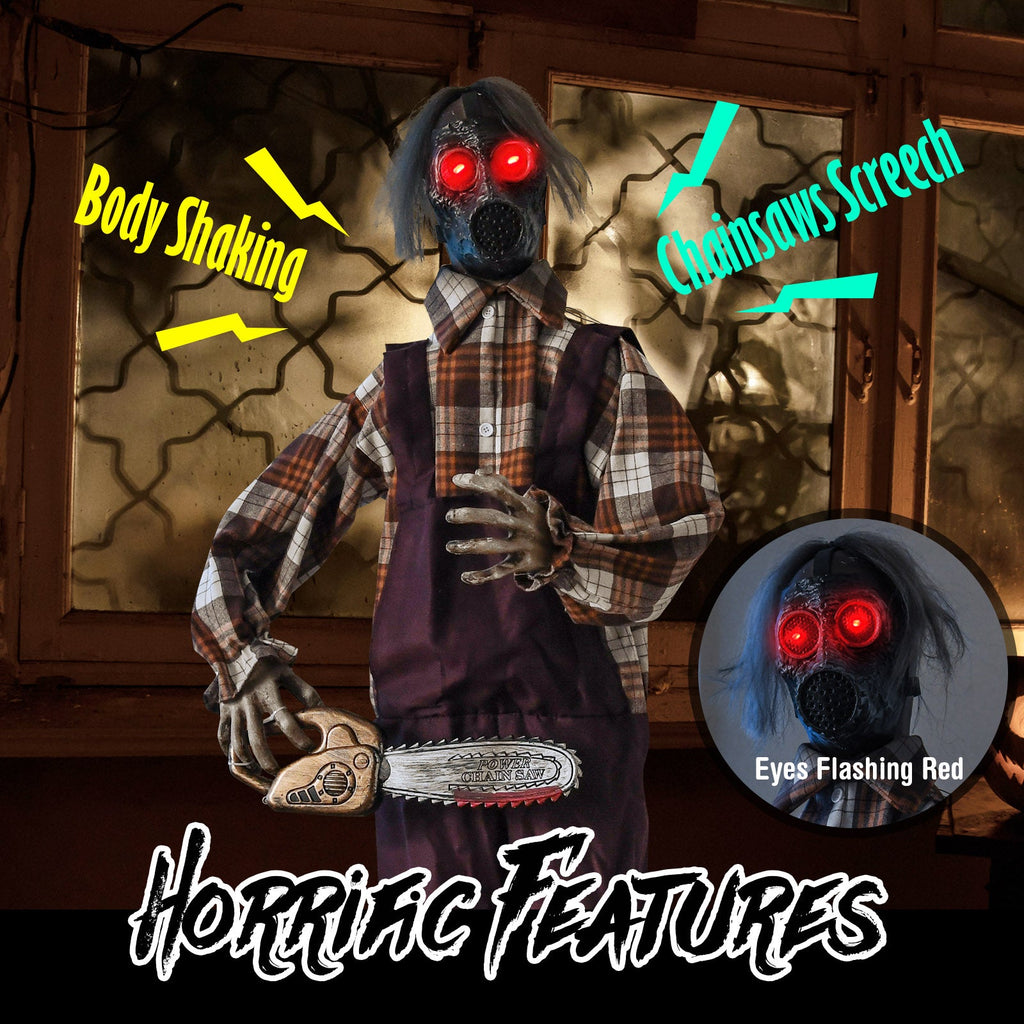 Shaking Haunted Man Animatronic