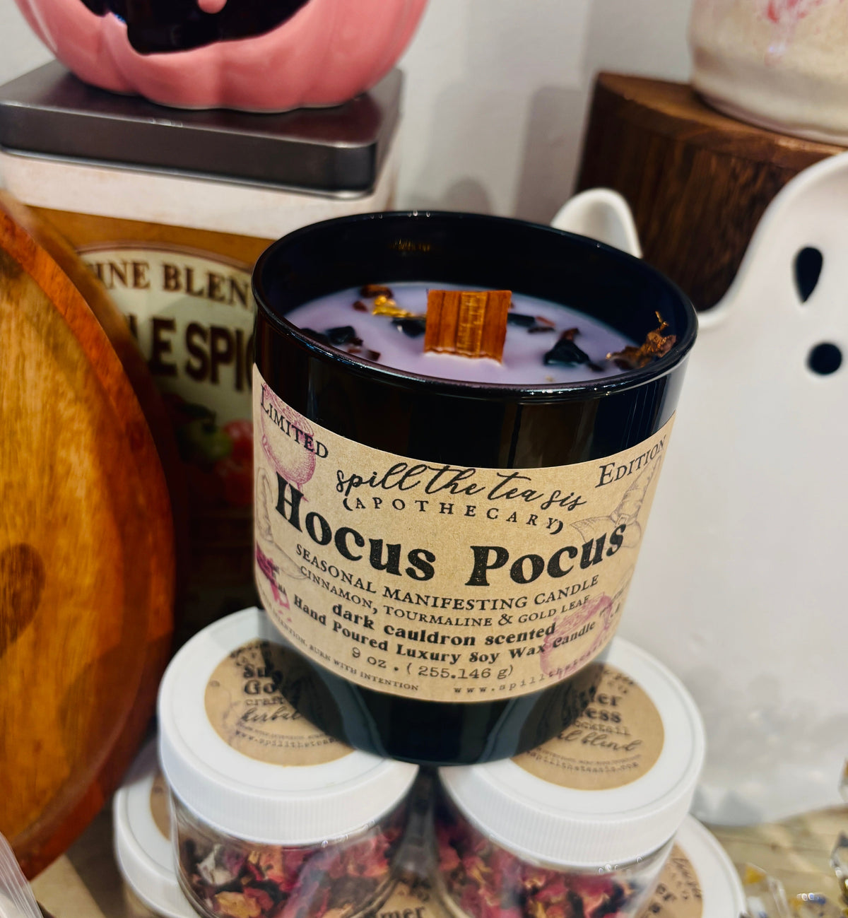 Spooky "Witching Hour" Ritual Intention Candle