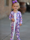Halloween Ghost Pumpkin Girls Romper Ruffle Zipper
