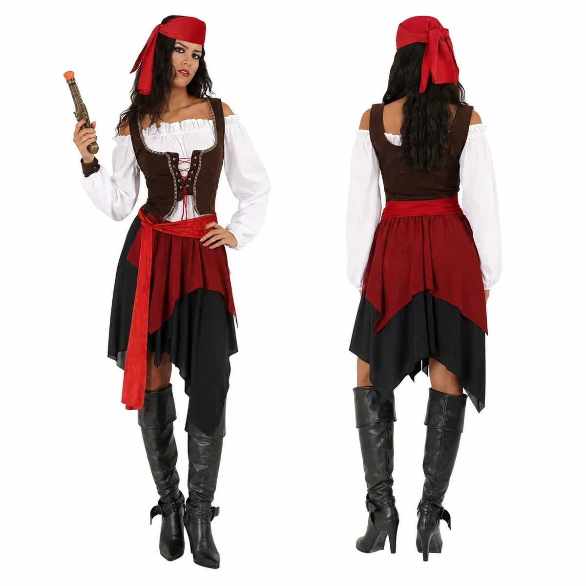 Spooky "Retro Buccaneer" Full Pirate Costume Set