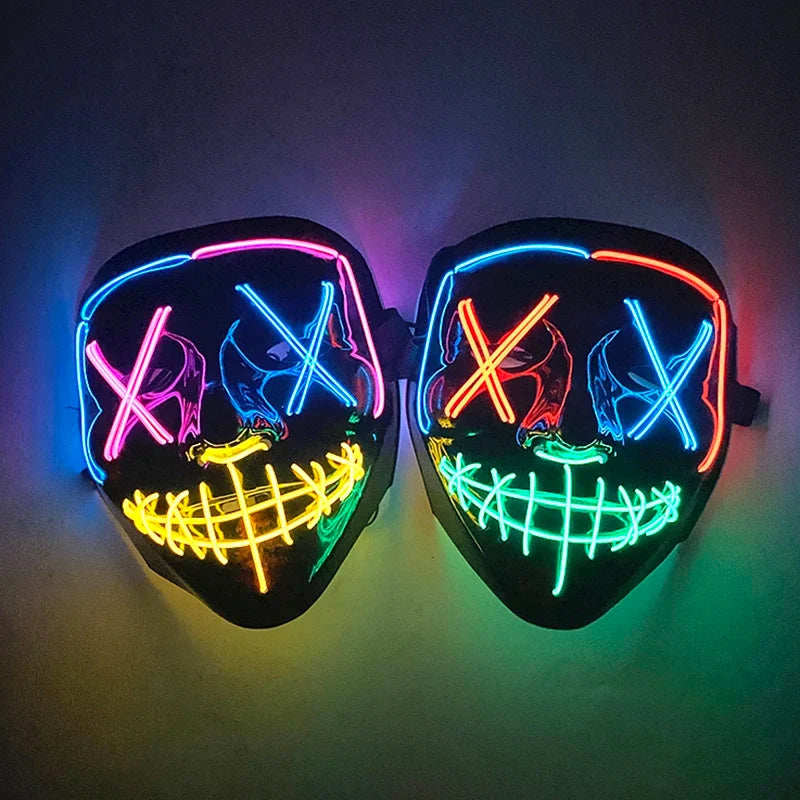 Neon LED Purge Mask