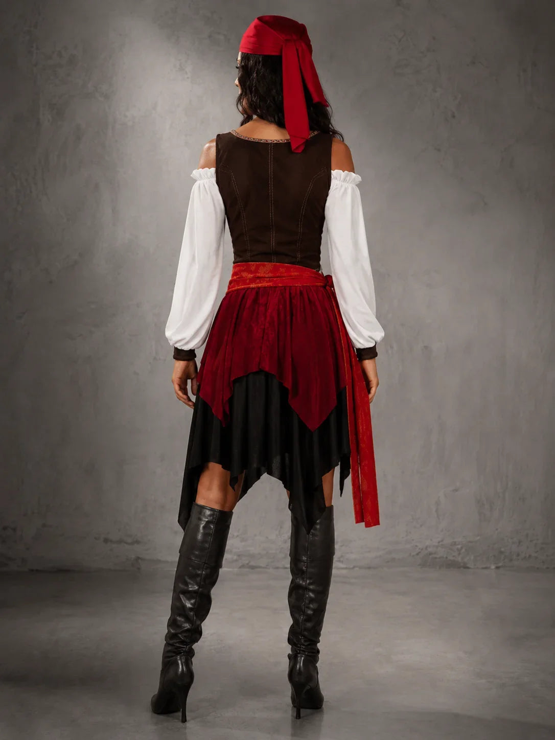 Spooky "Retro Buccaneer" Full Pirate Costume Set