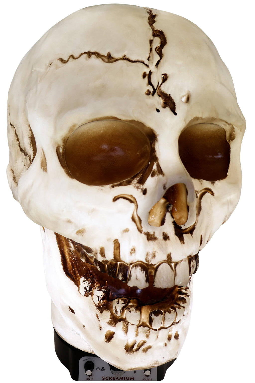 Spooky 20" Giant Skull Animatronic Lamp Prop