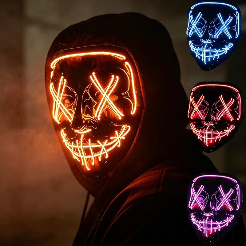 Neon LED Purge Mask