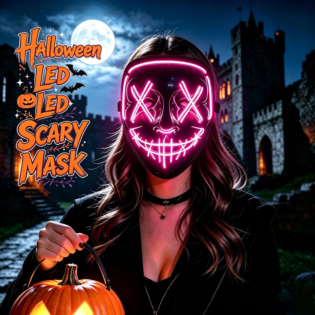 Neon LED Purge Mask